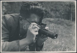 1936 Kinszki Imre (1901-1945) Budapesti Fotóművész Pecséttel Jelzett Vintage Alkotása (Jermy László Kortárs Fotográfus é - Autres & Non Classés