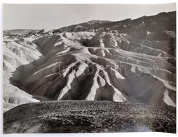 Cca 1985 Pató Károly: Zabriskie Point, Feliratozott, Vintage Fotóművészeti Alkotás, 30x40 Cm - Other & Unclassified