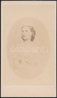 1864 Sarolta Mexikói Császárné (1840-1927), I. Miksa Mexikói Császár Felesége, Fotó, 10,5×6 Cm - Altri & Non Classificati