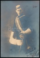 1925 Dietrich Párbajtőrvívó Aláírt Fotója.  / Fencer, Signed Photo 11x16 Cm - Autres & Non Classés