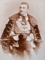 Gróf Üchtritz Amádé Emil (1841-1928) Fényképe 11x21 Cm - Autres & Non Classés