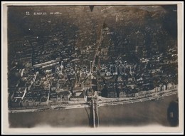 Cca 1940 Légifelvétel Budapest Belvárosáról Az Erzsébet Híddal. 18x13 Cm - Other & Unclassified