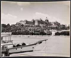 Cca 1935 Budapest, Professzionális Minőségű, Vintage Fénykép A Budai Királyi Palotáról, 23,5x29,5 Cm - Other & Unclassified