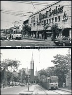 Cca 1985 Budapesti Villamosok, 11 Db Vintage Fotó, Többsége Datált, 9x14 Cm és 13x18 Cm Között +  	
Cca 1942 és 1965 Bud - Autres & Non Classés