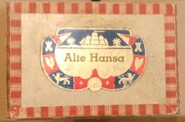 ALTE HANSA SHIPPMENT-SHIPS AT SEA, SAILORS-,OLD  CIGARS BOX,EMPTY - Sigarenkokers