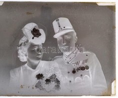 Cca 1930-as évek, Eger, A Foto-GRÁF Műterem Hagyatékából 16 Db - Katonai Témájú - üveglemez Negatív, 12x16 Cm és 8x12 Cm - Other & Unclassified