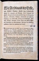 1840 I Ferdinánd Király Okmányilletékekről Szóló, Szignettákról Szóló Rendelete Modern Félvászon Kötésben 62p. / Order O - Non Classés