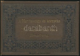 1890 A Marilla-völgy és Környéke (Erdély), Kőnyomatos Leporello, 10 Képpel, Szép állapotban - Ohne Zuordnung