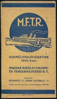 1936 A Magyar Királyi Folyam- és Hengerhajózási Rt. Menetrendje - Non Classés