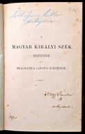 Salamon Ferenc: A Magyar Királyi Szék Betöltése és A Pragmatica Sanctio Története. Pest, 1866, Ráth Mór, (Bécs, Holczhau - Non Classificati