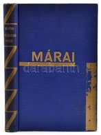 Márai Sándor: Műsoron Kívül. Bp.,(1931),Pantheon, (Bíró-ny.), 263+1 P. Kiadói Aranyozott Egészvászon-kötés, A Borítón Ki - Ohne Zuordnung