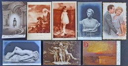Egy Doboznyi (kb. 1500 Db) RÉGI Motívum Képeslap; Szobrok, Művészlapok, üdvözlőlapok / Cca. 1500 Pre-1945 Motive Postcar - Ohne Zuordnung