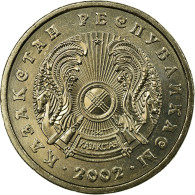 Monnaie, Kazakhstan, 20 Tenge, 2002, Kazakhstan Mint, SUP, Copper-Nickel-Zinc - Kazakistan