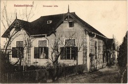 ** T1/T2 Balatonföldvár, Strassner Villa - Unclassified