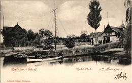 T2 1901 Balatonfüred, Yach-Club (Jacht Klub), Csónak - Unclassified