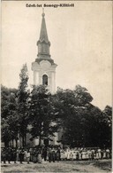 T2 1918 Balatonkiliti, Somogy-kiliti (Siófok); Református Templom, Falubeliek Elsőáldozókkal - Ohne Zuordnung