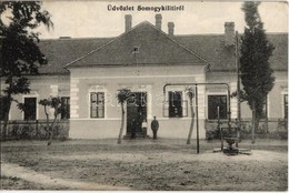 T2/T3 1912 Balatonkiliti, Somogy-kiliti (Siófok); Községháza, Kút (EK) - Unclassified