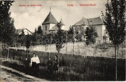 ** T1 Balatonlelle-fürdő, Szabó és Krist Villák. Wollák József Kiadása - Ohne Zuordnung