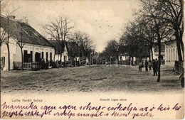 T2/T3 1904 Balatonlelle, Lelle-fürdőtelep; Kossuth Lajos Utca, Wollák József üzlete és Saját Kiadása (EK) - Unclassified