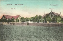 T2 1913 Balatonszárszó, Villa Sor. Müller Samu Kiadása - Non Classés