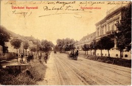 T2/T3 1907 Barcs, Széchenyi Utca, Szekér. W. L. 133. (fl) - Ohne Zuordnung