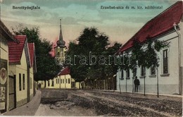 T2 1917 Berettyóújfalu, Erzsébet Utca, M. Kir. Adóhivatal. Adler Béla Kiadása - Non Classés