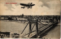 ** T2/T3 Budapest, Bleriot Repülőgépe Az Erzsébet Híd Felett (fl) - Non Classés