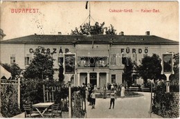 * T2/T3 1907 Budapest II. Császár Fürdő (EK) - Unclassified