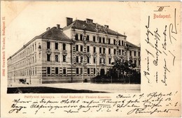 T2 1900 Budapest II. Pálffy Téri (Bem József Tér) Gróf Radetzky Katonai Laktanya / Graef Radetzky Pionnier Kaserne. Graw - Ohne Zuordnung