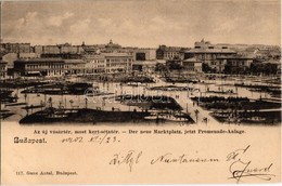 * T2 1902 Budapest VIII. Új Vásártér, Most Kert-sétatér (ma II. János Pál Pápa Tér). Ganz Antal 117. - Unclassified