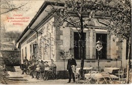 T2/T3 1910 Budapest XII. Svábhegy, Kovács Vendéglője A 'Vadásztanyához', Terasz (EK) - Non Classés