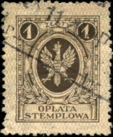 1927 Timbre Fiscal  Oplata Stemplowa (  1 Zloty) - Fiscales