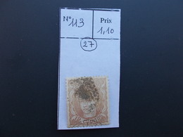 ESPAGNE.N°113.CATALOGUE YVERT. - Used Stamps