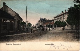 T2 1904 Szolnok, Szapáry Utca, Sulyok E. üzlete - Non Classés