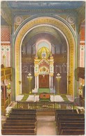 T2 1915 Szombathely, Congr. Izraelita Templom Belső, Zsinagóga Belső / Synagogue Interior + '1. Sz. Egyleti Tartalékkórh - Non Classés