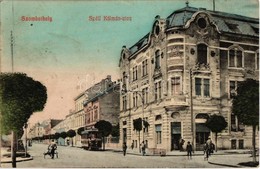 T2 1912 Szombathely, Széll Kálmán Utca, Villamos, Talicskát Toló Férfi - Ohne Zuordnung