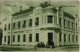 T2/T3 1923 Tapolca, Dienes Szálloda, étterem, Bor és Sörcsarnok (EK) - Non Classés