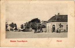 T2/T3 1911 Tiszaalpár, Piac Tér, üzlet  (fa) - Non Classés