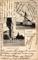 T2/T3 1908 Tolcsva (Tokajhegyalja), Katolikus, Református és Görög Katolikus Templom. Klein Regina Kiadása - Non Classés