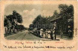 T2 1899 Verőce, Nógrádverőce; Árpád Utca, Pálinka Mérés, úri Társaság - Non Classés