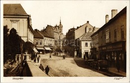 T2 Veszprém, Fő Tér, Korona Szálloda, Kávéház és étterem, Pongrácz Andor, Regényi Dezső órás és ékszerész, Fodor Ferenc  - Ohne Zuordnung