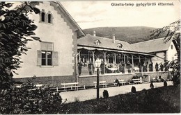 T2 1910 Visegrád, Gizella-telep Gyógyfürdő, Dr. Renner Szanatóriuma, étterem Terasz. Rigler Rt. Kiadása - Ohne Zuordnung