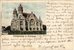 T2 1905 Zalaegerszeg, Új Zsinagóga. Fenyvesi Miksa Kiadása / Synagogue - Non Classés