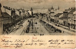 T2/T3 1900 Arad, Andrássy Tér, Lovaskocsik / Square With Horse Carts  (EK) - Unclassified