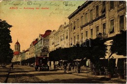 T2/T3 1912 Arad, Andrássy Tér, Fogorvosi és Fogtechnikai Rendelőintézet, Weisz, Nádler és Kilényi üzlete, Emeletes Busz  - Non Classés