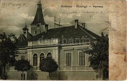 * T2/T3 1918 Barcarozsnyó, Rozsnyó, Rasnov, Rosenau; Paplak / Pfarrhaus / Rectory (Rb) - Unclassified