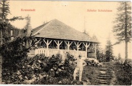 ** T1/T2 Brassó, Kronstadt, Brasov; Schuler Menedékház / Schutzhaus / Rest House. Siebenbürgischer Karpathenverein 11. S - Unclassified