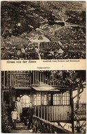 T2 1917 Brassó, Kronstadt, Brasov; Bethlen-barlang Vendéglő A Cenk-tetőn. Phot. Karl Habermann / Zinne / Tampa / Restaur - Non Classés