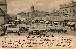 T2/T3 1901 Brassó, Kronstadt, Brasov; Kornzeile, Schutzengel Apotheke / Búzasor, Piaci árusok, Servatius & Graef, Szentp - Non Classés