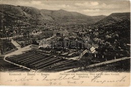 T2 1906 Brassó, Kronstadt, Brasov; Panorama Von Raupenberg. Blick Auf Die Obere Vorstadt / Bolgárszeg Látképe A Hernyó-h - Unclassified